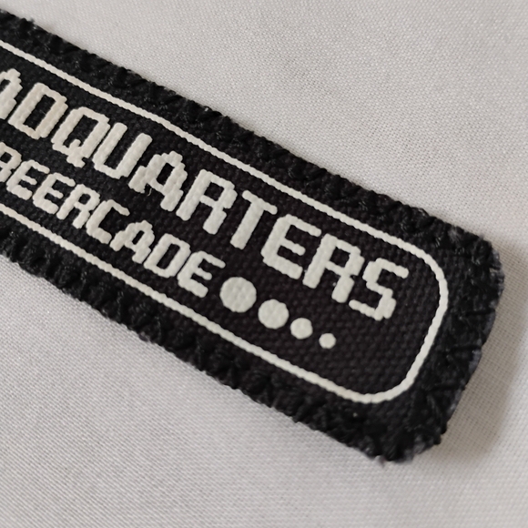 Headquarters Beercade Logo Patch Chicago Bar & Arcade Retro Gaming Themed Gear - Picture 3 of 6